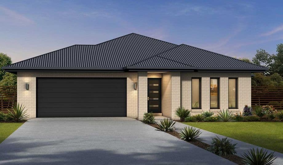 Anglesea house plan facade