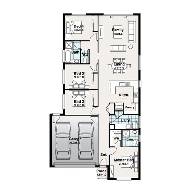 Anglesea floor plan