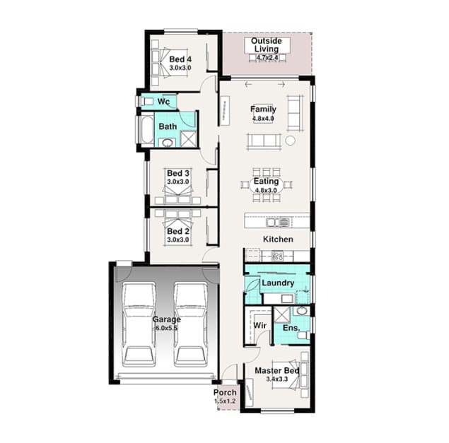 Anglesea 2 floor plan