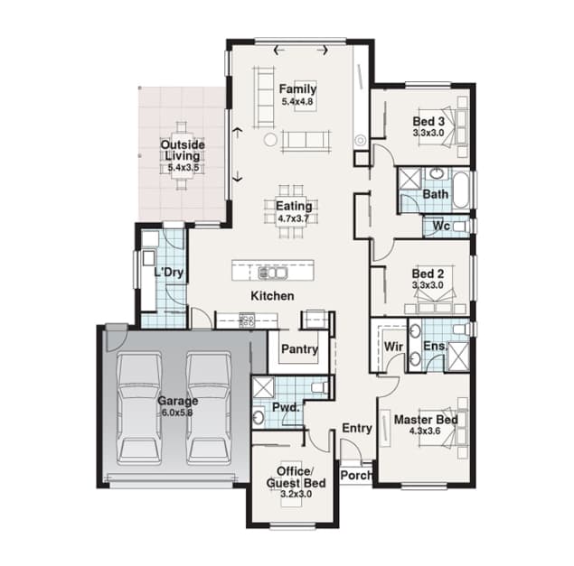 Barwon floor plan