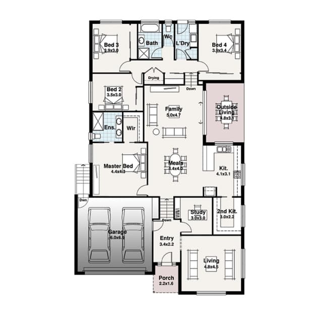 Beaconsfield floor plan