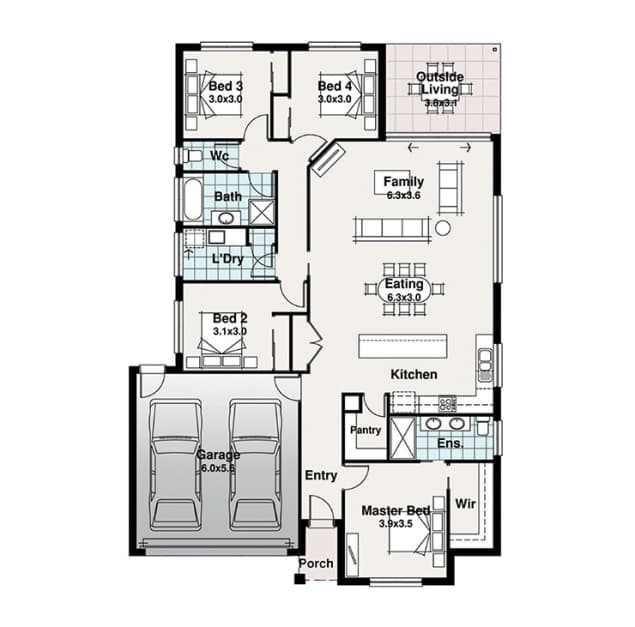 Beaufort floor plan