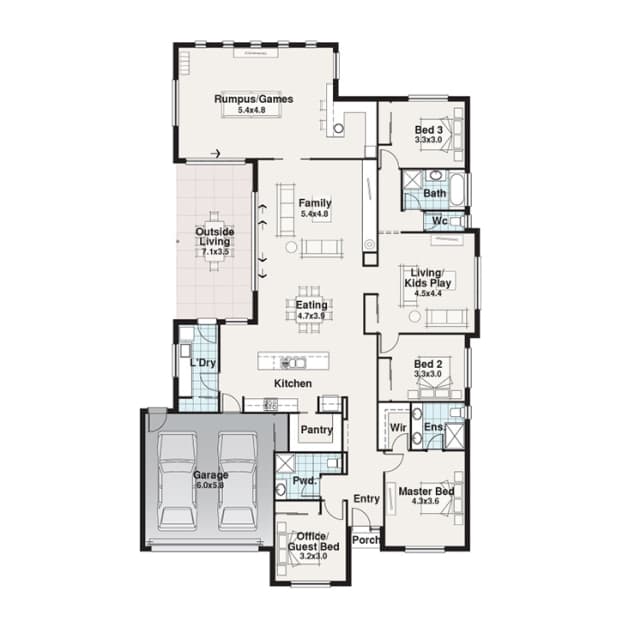 Bellarine floor plan
