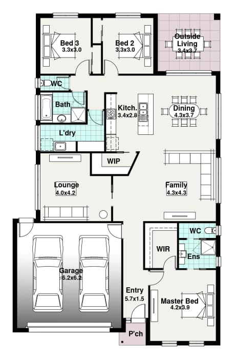 Boston floor plan