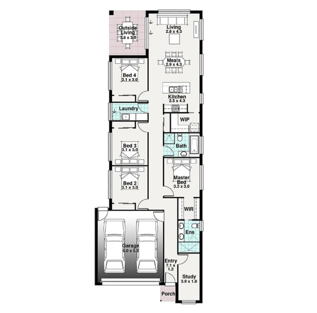 Calamvale floor plan