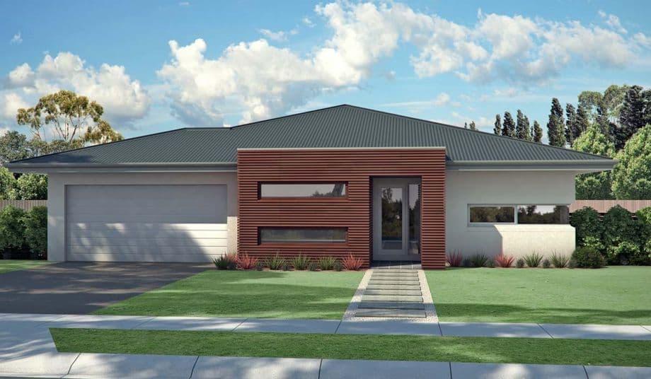 Campaspe 1 house plan facade