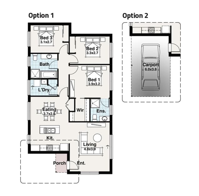 Cayman 1 floor plan