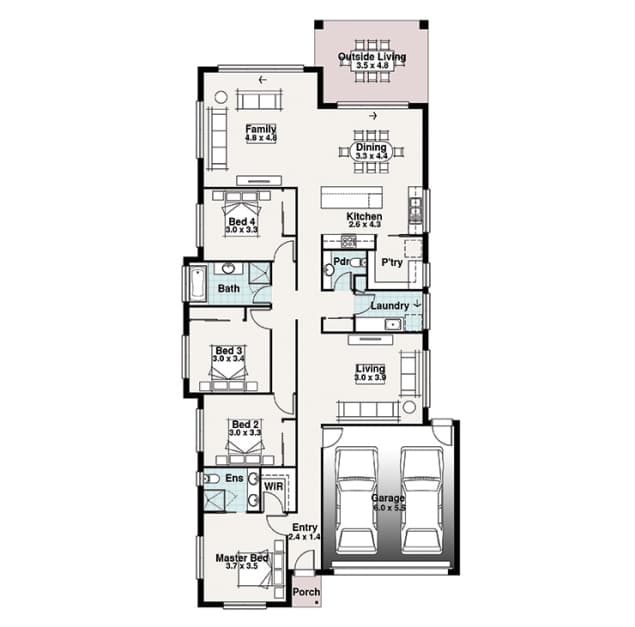 Cleveland floor plan