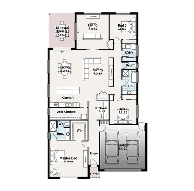Curlewis floor plan