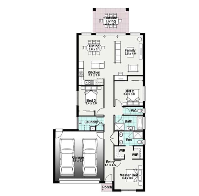 Georgetown 2 floor plan
