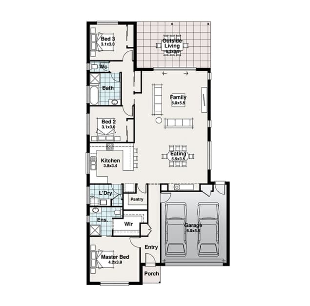 Grantville floor plan