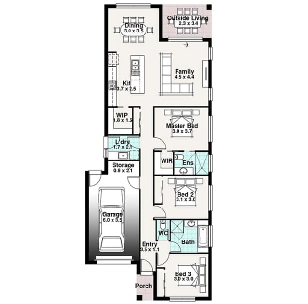 Keswick floor plan