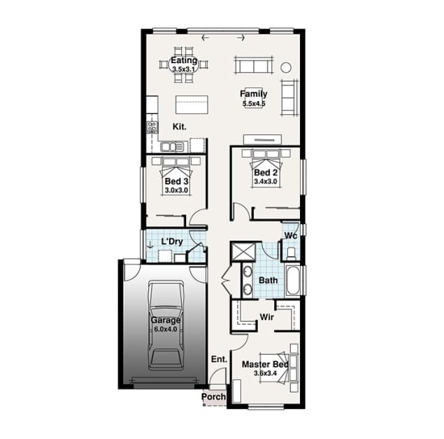 Kingston 1 floor plan