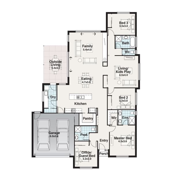 Leopold floor plan