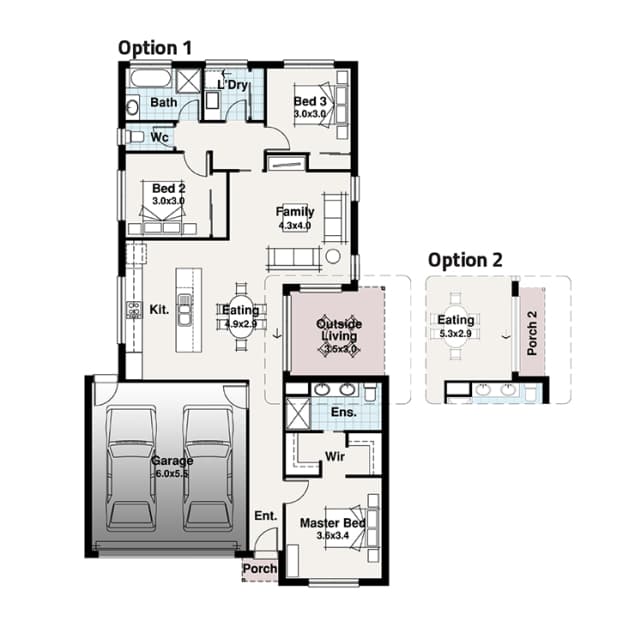 Lexton 1 & 2 floor plan