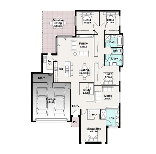 Linne floor plan