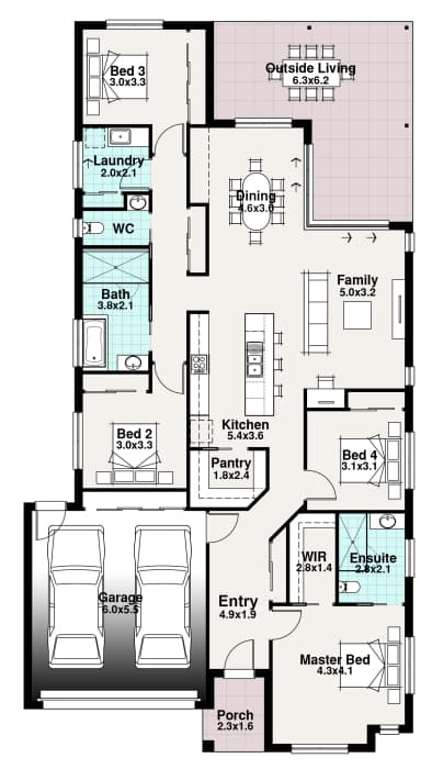 Melissa floor plan