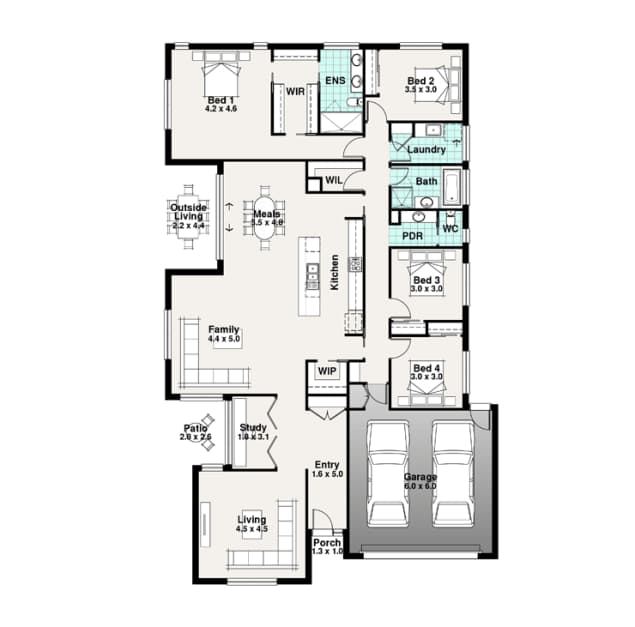 Merricks floor plan