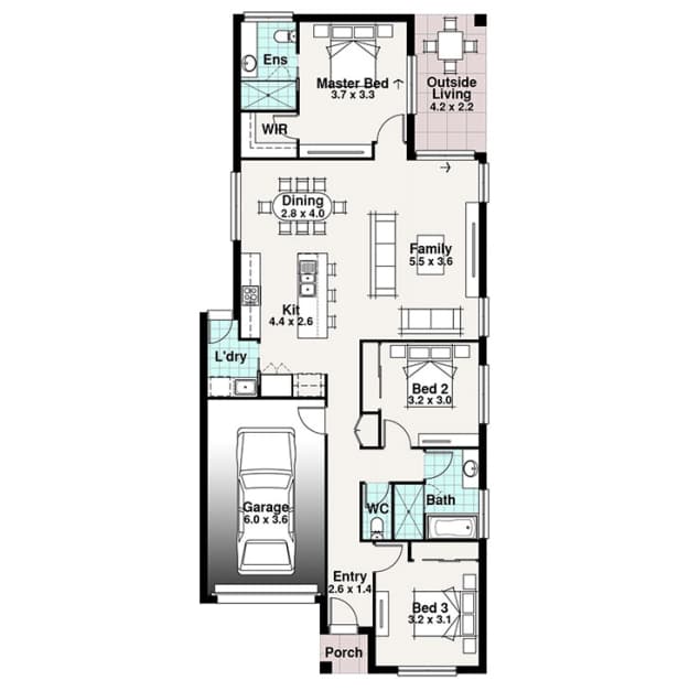 Moreton floor plan
