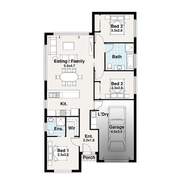 Nevis 1 floor plan