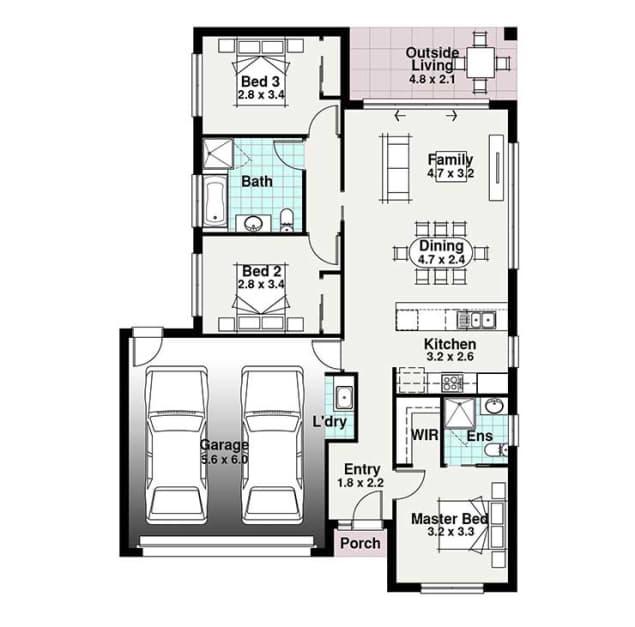 Nevis 2 floor plan
