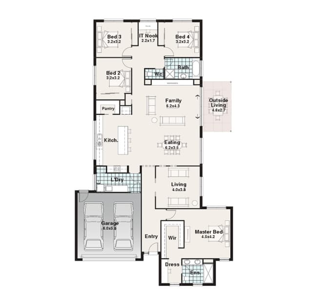 Oxley floor plan