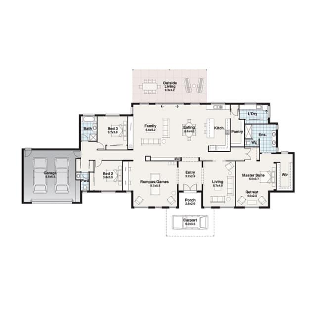 Rosedale floor plan