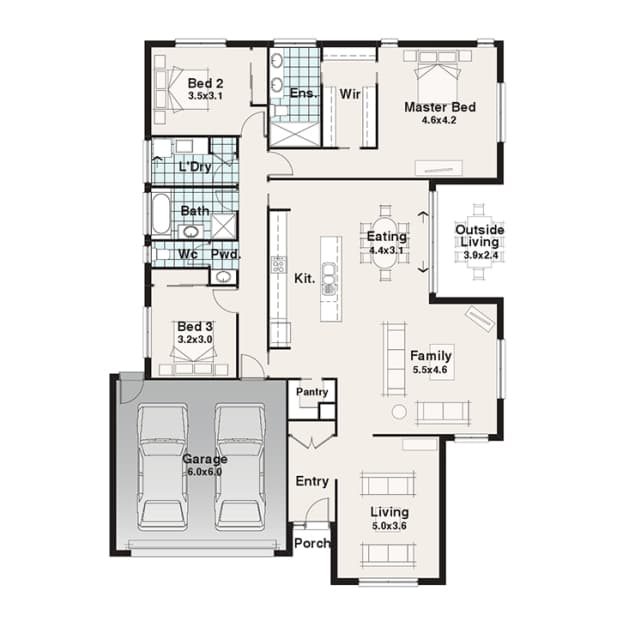 Somers floor plan