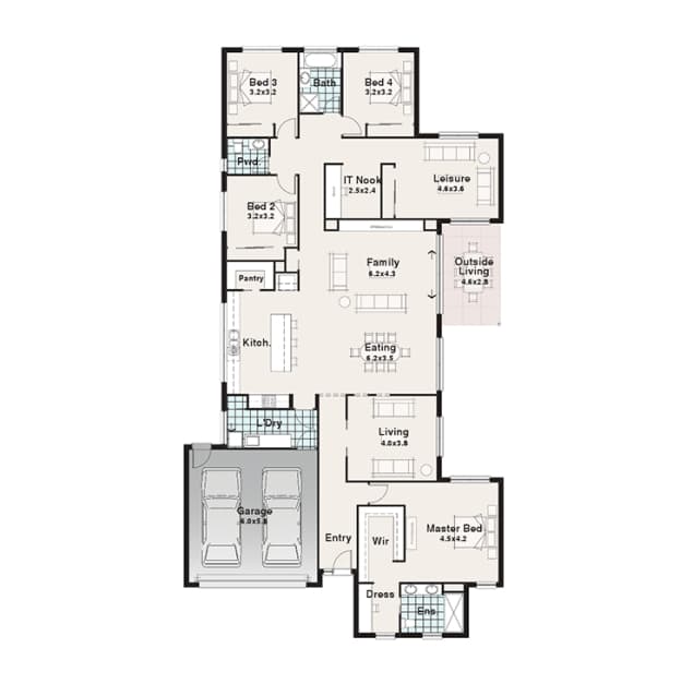 Tatura floor plan