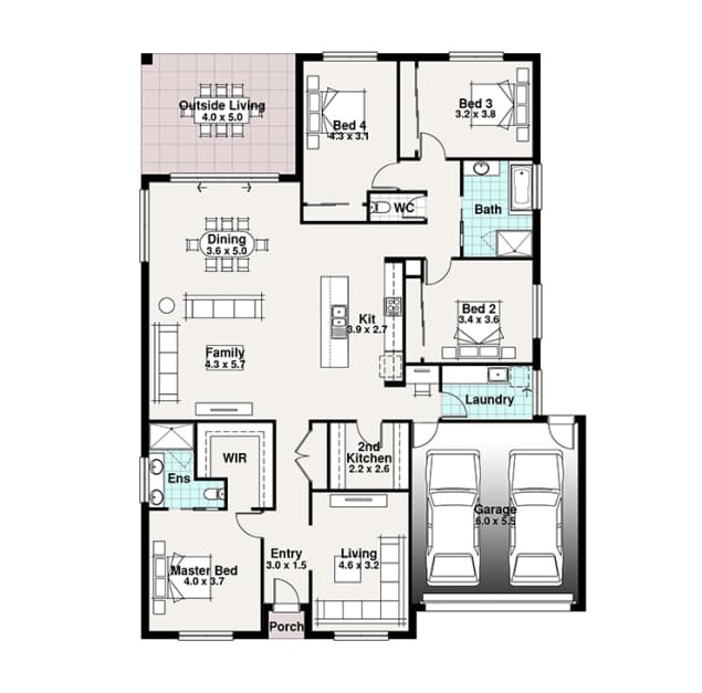 Wellington floor plan