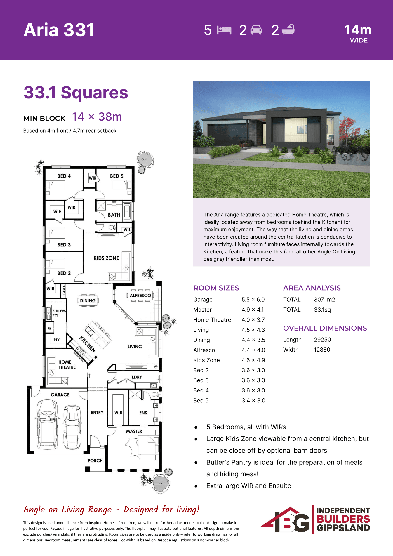 Aria 331 plan preview