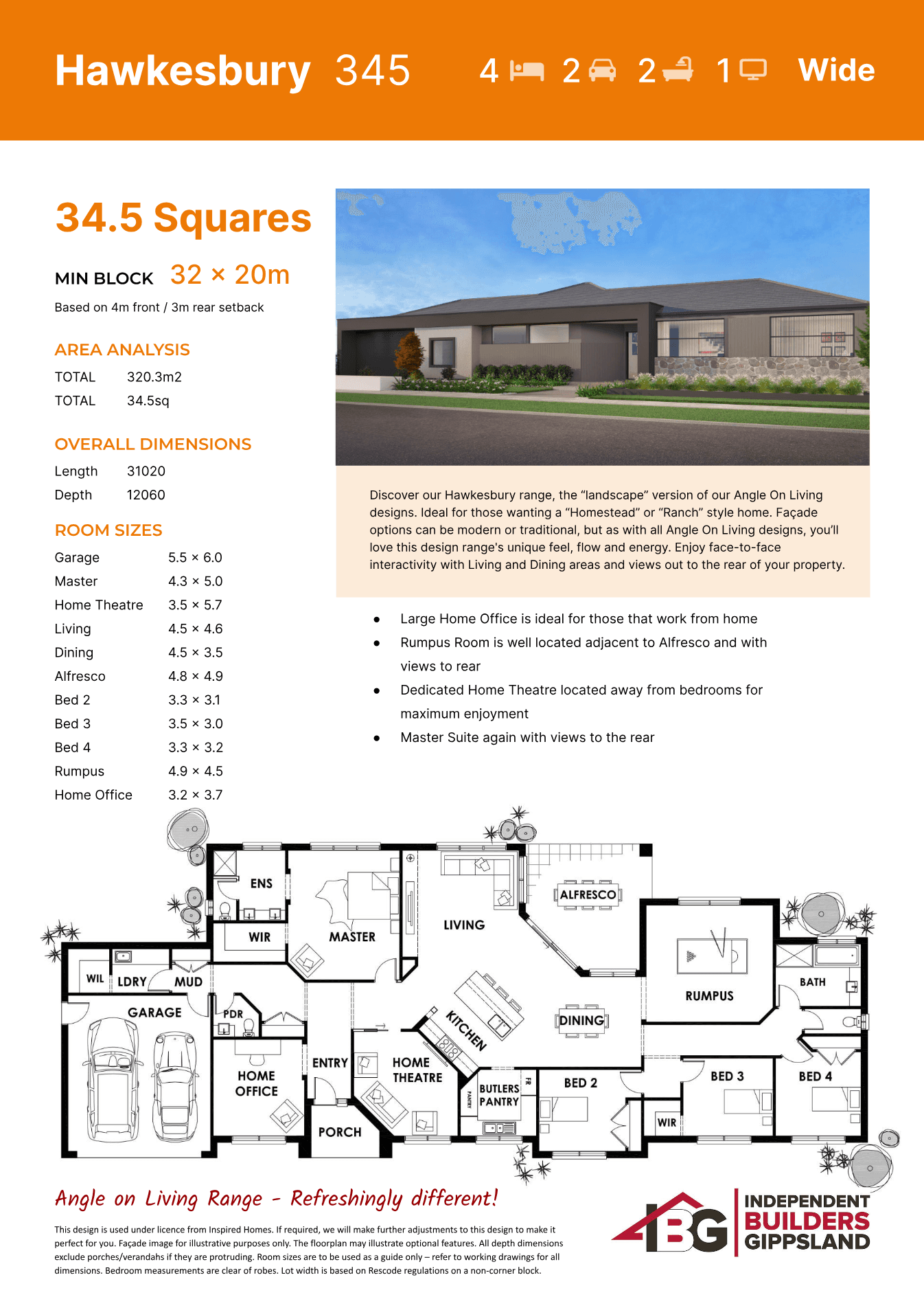 Hawkesbury 345 plan preview