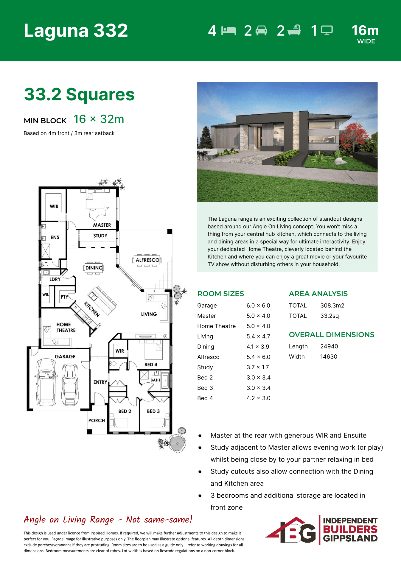 Laguna 332 plan preview