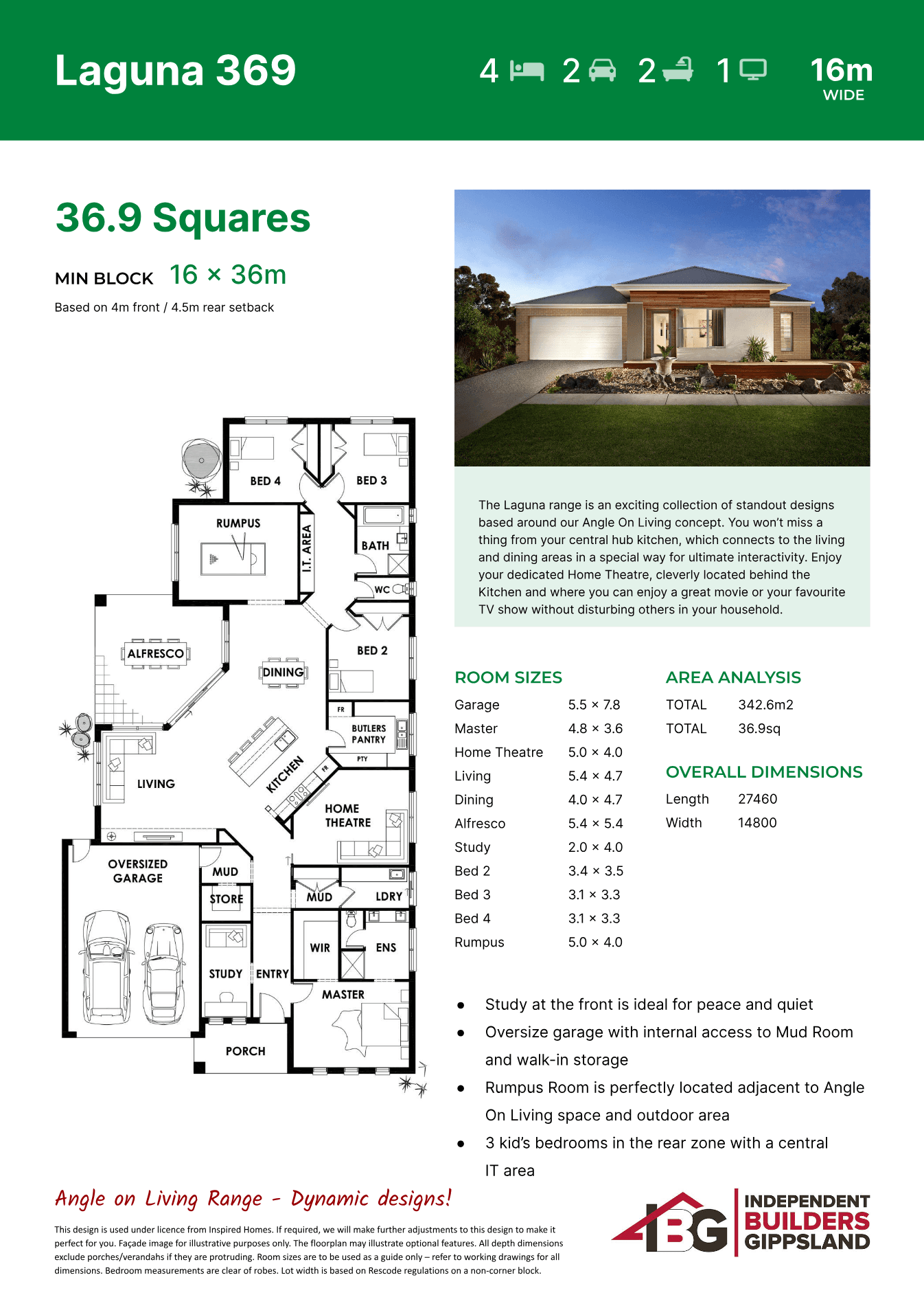 Laguna 369 plan preview