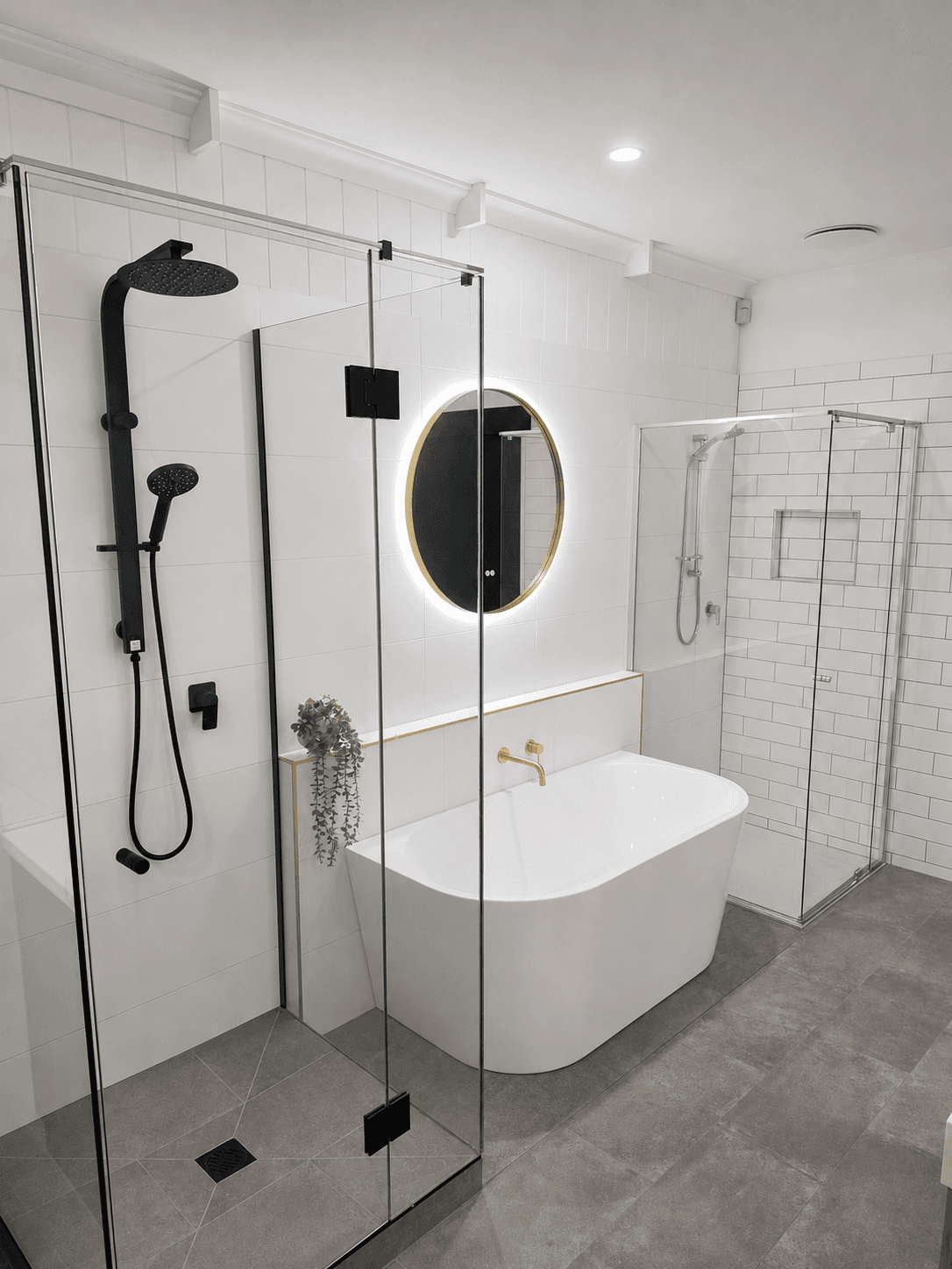 Shower display at the IBG Colour Selection Centre