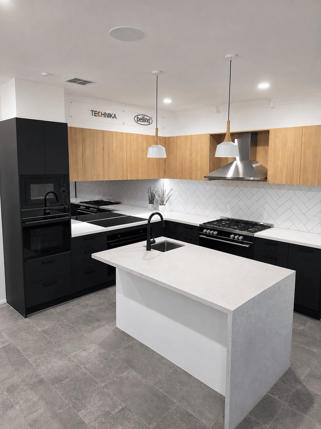 Kitchen display at the IBG Colour Selection Centre