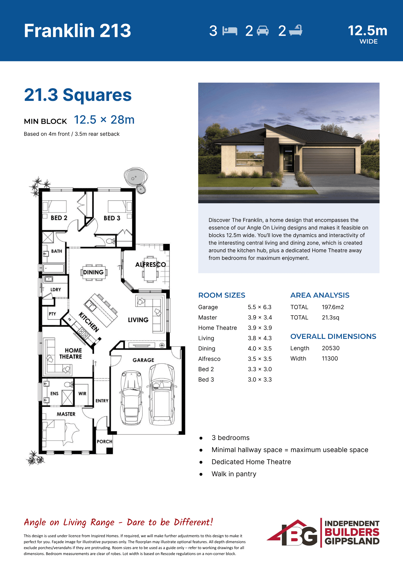 Franklin 213 (Right) plan preview