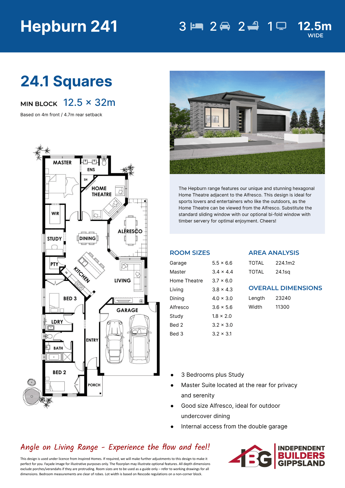 Hepburn 241 (Right) plan preview