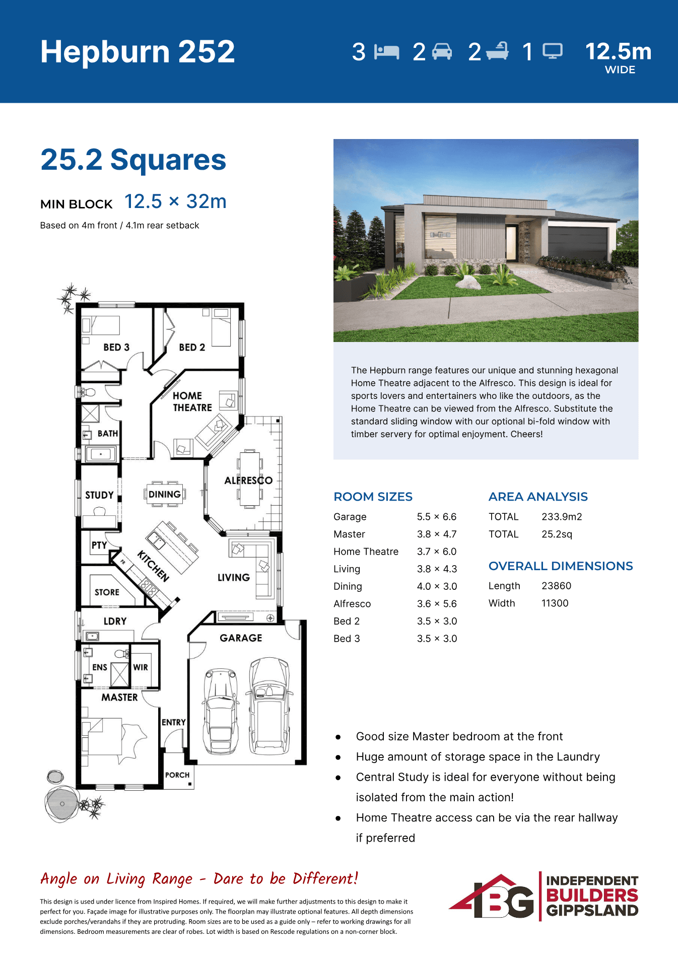 Hepburn 252 (Right) plan preview