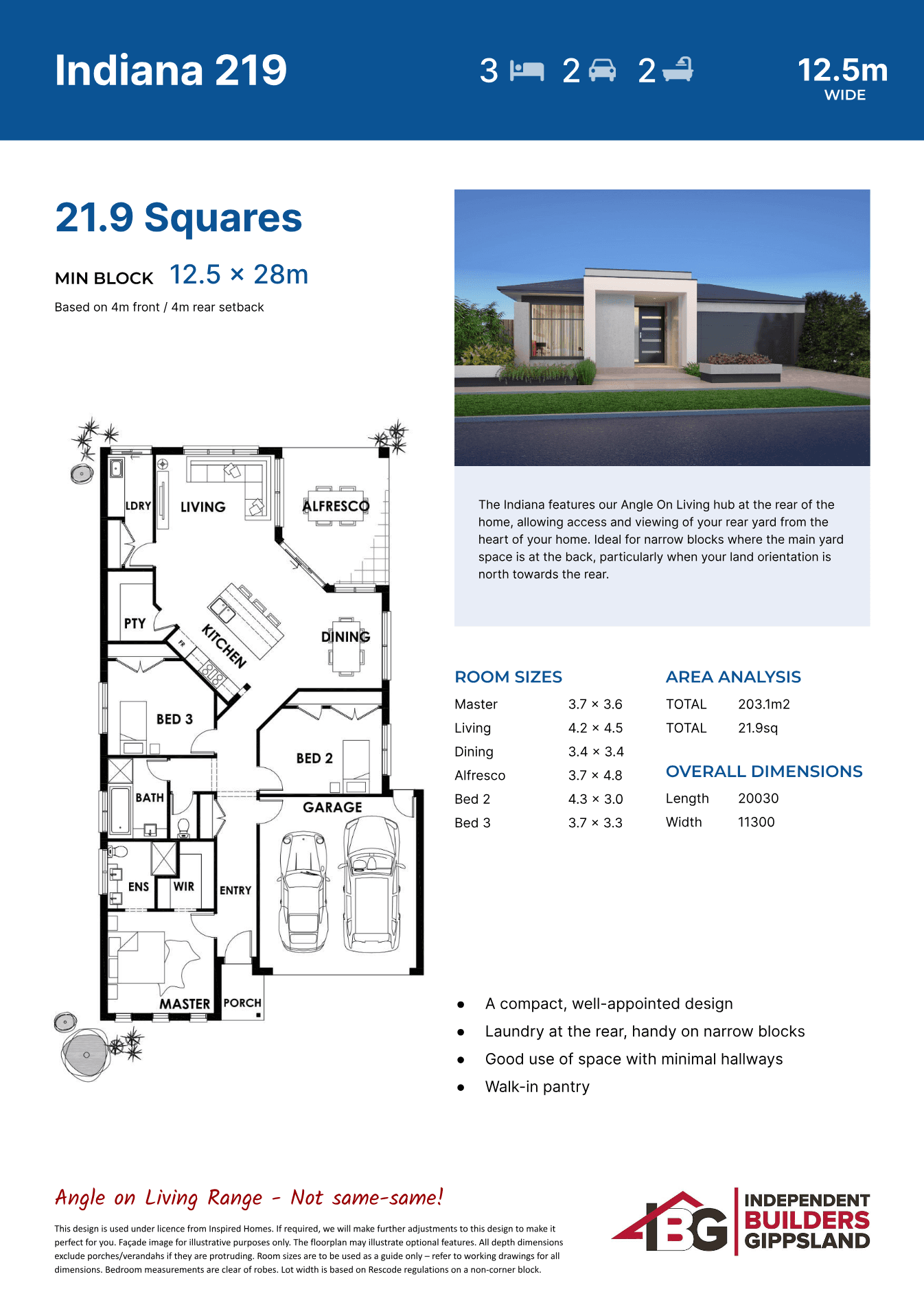 Indiana 219 (Right) plan preview