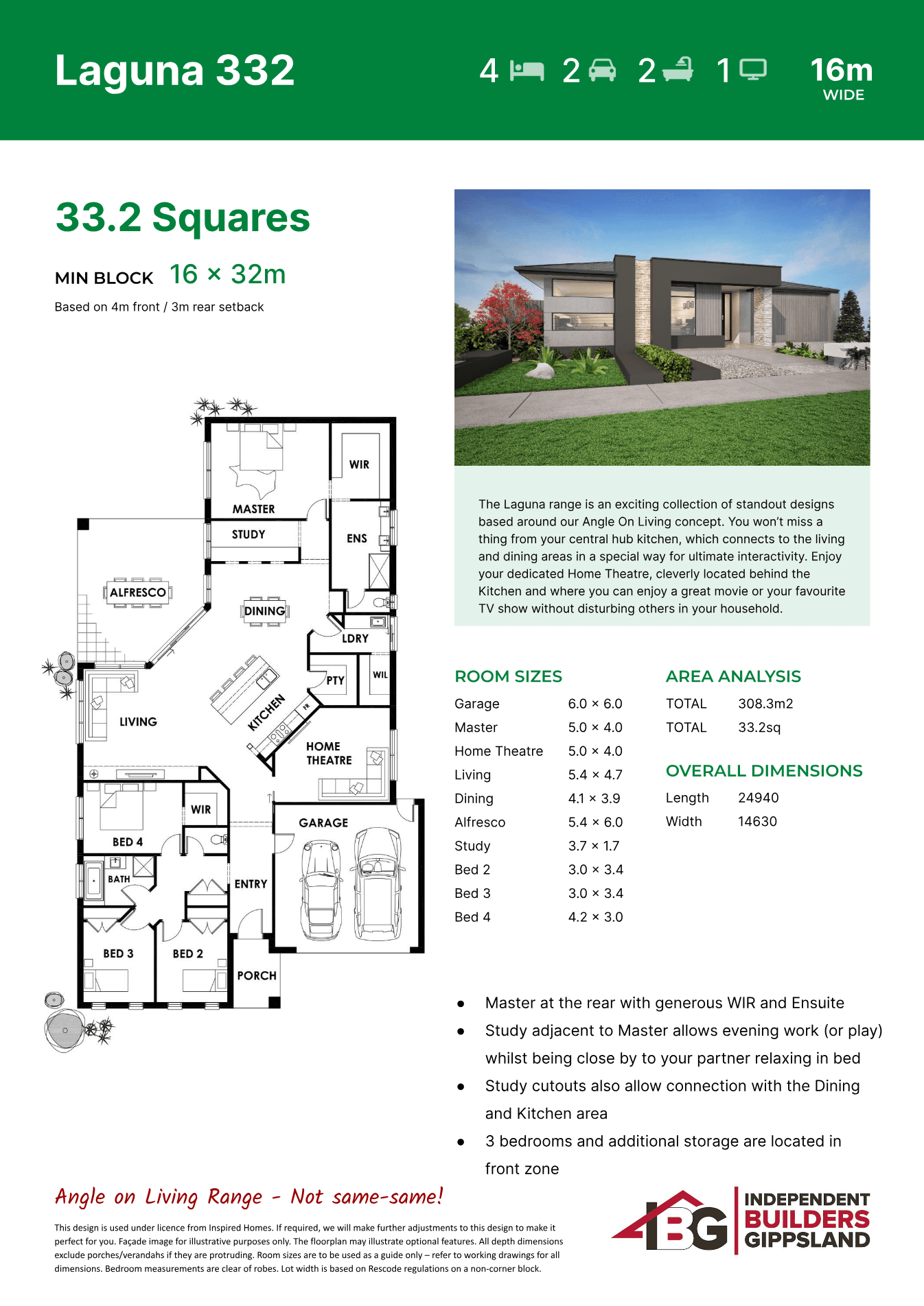 Laguna 332 (Right) plan preview